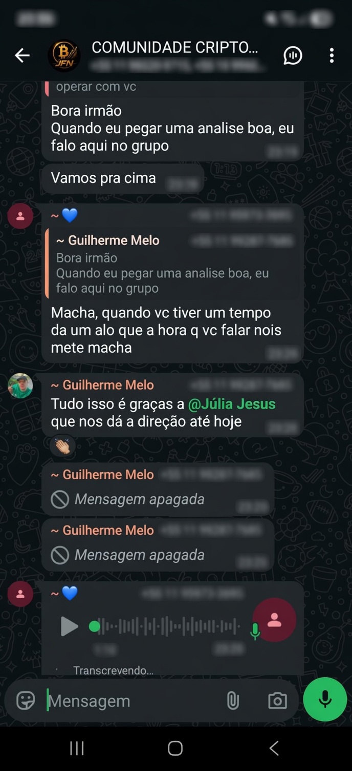 Depoimento real de aluno da Turma JFN